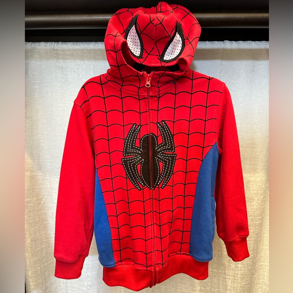 Boys Spider Man Zip Up Jacket